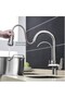Kitchen Sink Faucet with Dual Flow Water Purification Outlet New Matte Chrome Nickel Imported Imported