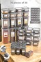 Milan 38 Pieces 76 Pieces Square Storage Container & Spice Bowl Set 4X(1700ml 1100ml) 10X(500ml 350 ml 300 ml)