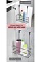 929 Hanging Shower Cabin Shelf, Cabinet Door Hanging Shelf Matte Black