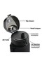 Uzspace 500ml New Collection Soft-Touch Tritan Water Bottle with Holding Support - 2