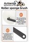 Sponge Roller Brush 1 Pack of 15 Black Plastic Handle Painting Sponge Artistic Sponge Paint Brush Parm - 3