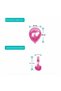 Metallic Balloons, Unprinted (Pack of 100), Pink - 2