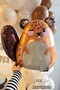 Cute Brown Squirrel Balloon Woodland Squirrel Shaped Foil Balloon 67X60 cm - 3