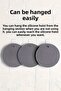 3-Piece Round Silicone Trivet - Gray - 3
