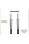 5m Guitar Jack Cable - Electro Acoustic Bass Binding, Violin Snare, Amplifying and Mixer Compatible - 4