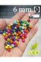6 mm Mixed Color Wooden Beads 80 Gr Avg. 500-600 Pieces