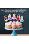 Kuromi-32 Piece Fairy Tale Princesses Giant Birthday Decoration Banner Cake Picks Cupcake Decoration Set - 4