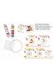 Tuva Cross Stitch Wooden Hoop Kit Butterfly And Flower E1301 12.5 Cm - 2