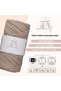 Premium Koton Cotton Macrame Rope Dark Beige 200 Gr 150 Meters 2mm Cotton Chain Macrame Bag Rope Supla - 3