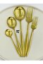 Dmr Life 60 Pieces 12 K, Venezia Gold Fork and Spoon Set - 2