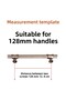 Metal Handle 128 Mm-12.8 cm Furniture Drawer Cabinet Door Kitchen Cupboard Handles Handle Handle Bronze - 3