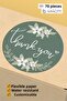 Thank You Written Sticker Packaging Shipping Packaging Label - 4X4Cm 70 Pieces