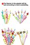 Colorful 4 Reusable Plastic Pipes Glass Cup and Beverage Accessory - 2