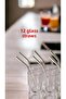 12-Piece Glass Transparent Inclined Pipette 16cm - 2