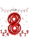 Number Foil Balloon Red Number Balloon Red 8 Year Old Balloon 76 Cm Number Balloon Flying Balloon Helium Balloon