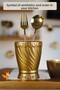Countertop Spoon Holder Modern Countertop Spoon Holder Decorative Vertical Spoon Holder Antique Gold Color Model 14 - 3