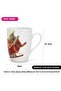 Coffee Mug Set of 2 360mL, Christmas-Themed Ceramic New Bone China Coffee Mug - 3