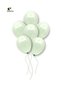 Small Mini Size Green Color Macaron Balloon 50 Pcs 6 Inch 15 Cm Party Balloon Soft Color Birthday Ornament