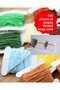 100 Pieces Cardboard Yarn Winding Card Muline Yarn Winding Card