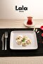 Kavi Square Serving Plate - Set of 3 (23 cm - Stylish, Durable, Food and Presentation Plate) - 6