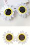Daisy Party Glasses Party Accessory Black Glass