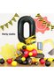 Construction Theme 0 Year Birthday Balloon Welcome Set Dozer Truck Mixer Concept Party Balloon Set