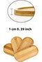 Oval Bamboo Multi-Purpose Presentation Tray and Oil Pot Base - Stylish and Durable Wooden Tray - 5