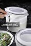 Set of 2 Storage Containers with Airtight Lid - Yogurt Kefir Fermenting Container with Vacuum Lid 2x2500 ml - 3