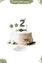 Eucalyptus Themed 2 Year Old Minimal Birthday Party Set (BANNER, 7-Piece BALLON, CAKE ORNAMENT) - 4