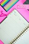 Spiral Bound Hard Cover Undated Weekly Planner. 12 Bookmarks, 192 Pages. - 3