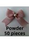 Powder Pink Linen Ribbon Napoli Ready Bow (50 Pcs)
