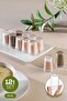 Set of 12 Mini Salt and Pepper Shakers Transparent