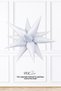 White Polar Star Foil Balloon One Piece Large Polar Star Balloon 27Inch 70cm