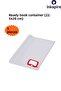 Ready-Made Book Cover with Label Transparent White 5 Pieces Adjustable Self-Adhesive Edge Book Cover