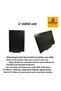 Pvc Price Tag Holder with Stand Writable and Erasable Black Price Tag Set - 10 Pieces - 3