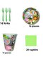 SAFARI LICENSED BIRTHDAY PARTY SET 16 PERSONS + BALLOON STAND - 4