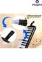 Melodica with Cloth Bag 32 K 1 Piece Melodica with Hose 32 Keys Blown Pipe Keys Melodico with Notes - 3