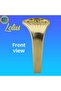 Furniture Riser Sofa Coffee Table Tv Unit Sofa Leg 23 cm Gold Gold Base Foot - 4