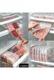 2 Pieces Frozen 4-Compartment Food Dispenser Meat and Vegetable Storage Container - Birdhead Meat Grinder Organizer - 2