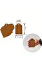 Perforated Kraft Gift Wrapping Label, Blank Gift Note Card, 100 Pieces - 2