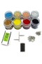 Original Miyuki Delica Bead Set 8 Colors - With Miyuki Thread, Needle, 5 Pairs Closing Rings and Clips
