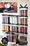 Duo Set of 12 Double Covered Spice Shakers Black
