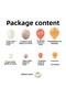 Balloon Set Retro White-Pink Blush-Coral-Peach 100-Piece Balloon Chain Set - 2