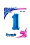 1 Figure Blue Foil Balloon (100x35 cm)
