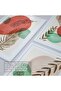 طقم طاولة مكون من 3 قطع بإطار مصفح أبيض Hpn068 - 2
