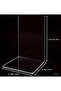 Transparent Plexi Modern Book Holder Thickness 4mm - 4