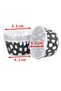 Mini Party Store 50 Pack Black Colored Polka Dot Paper Muffin Cake Capsules - 3