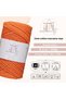 Premium Koton Cotton Macrame Rope Orange 200 Gr 150 Meters 2mm Cotton Chain Macrame Bag Rope Supla - 3