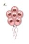 Small Mini Size Rose Gold 50Pcs Colorful Chrome Balloon 6 Inch 15 Cm Bachelorette Bride Birthday Balloon