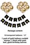 Happy Birthday Banner and Gold Confetti Transparent Set Gold - Black Birthday Balloon Set - 2